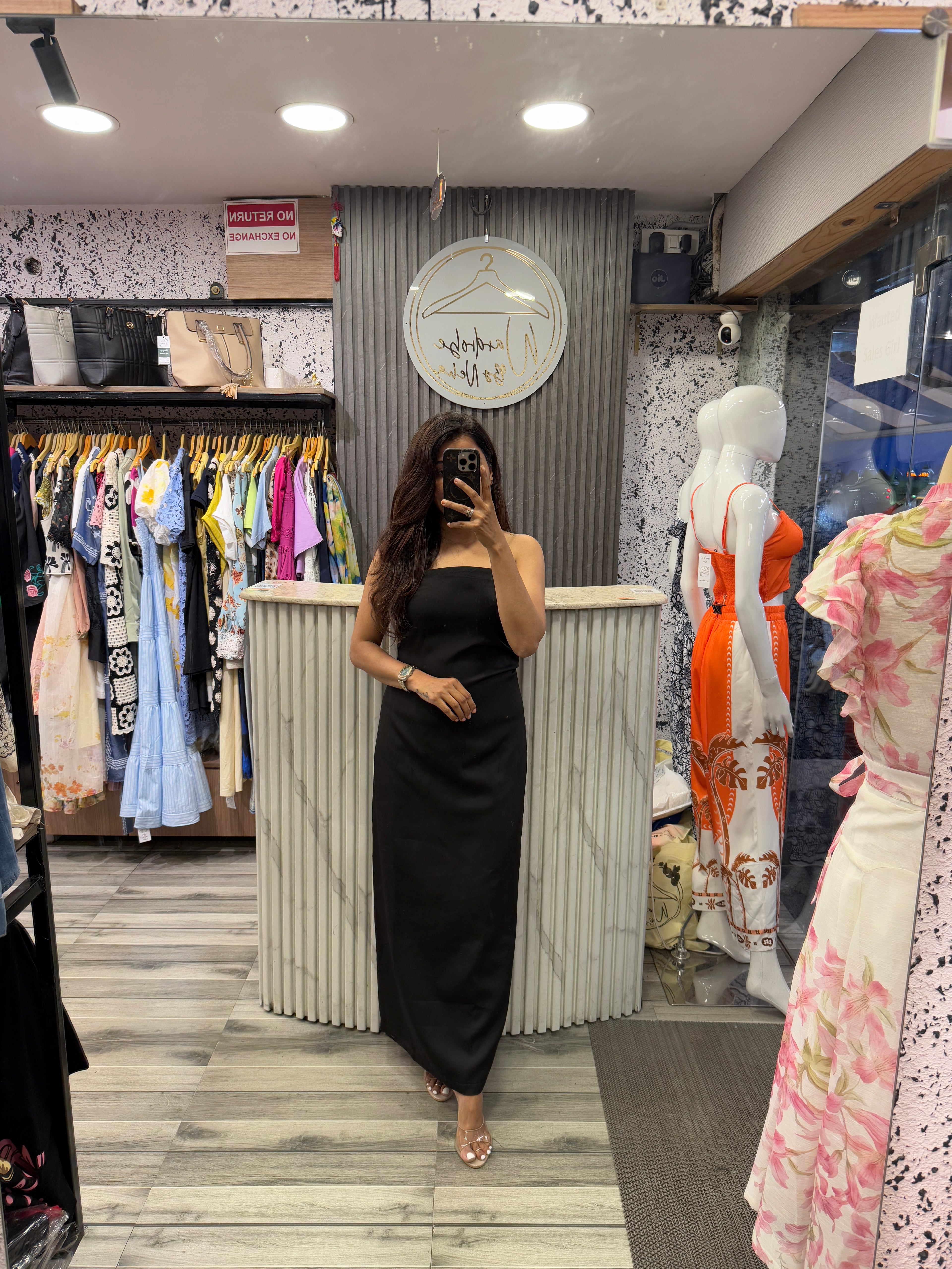 Classic Black Tube Dress