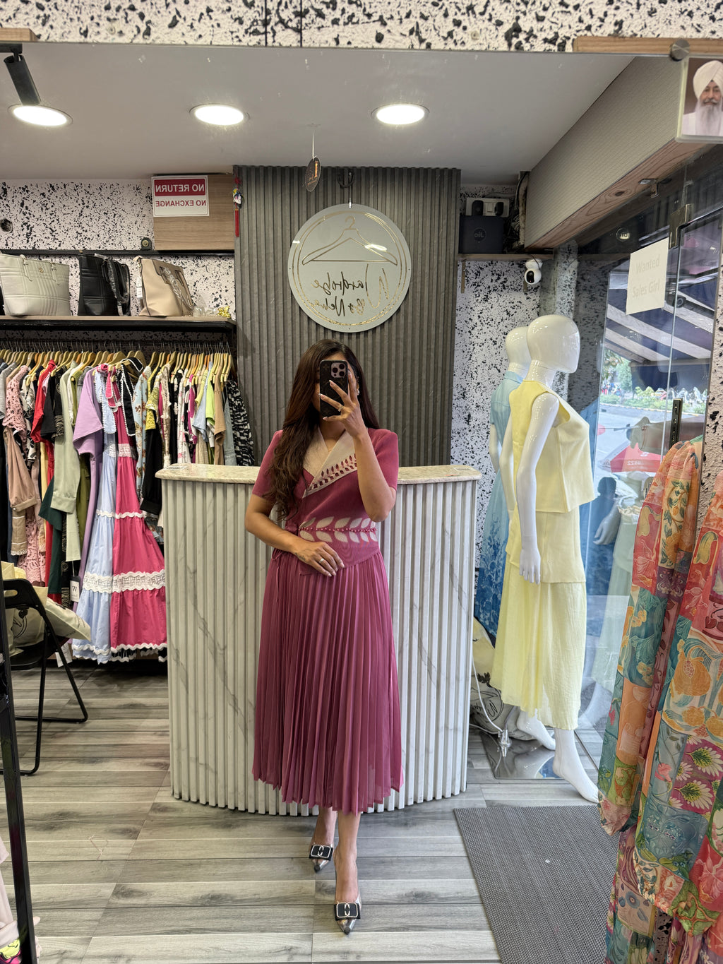 Bamboo Fabric Black Dress