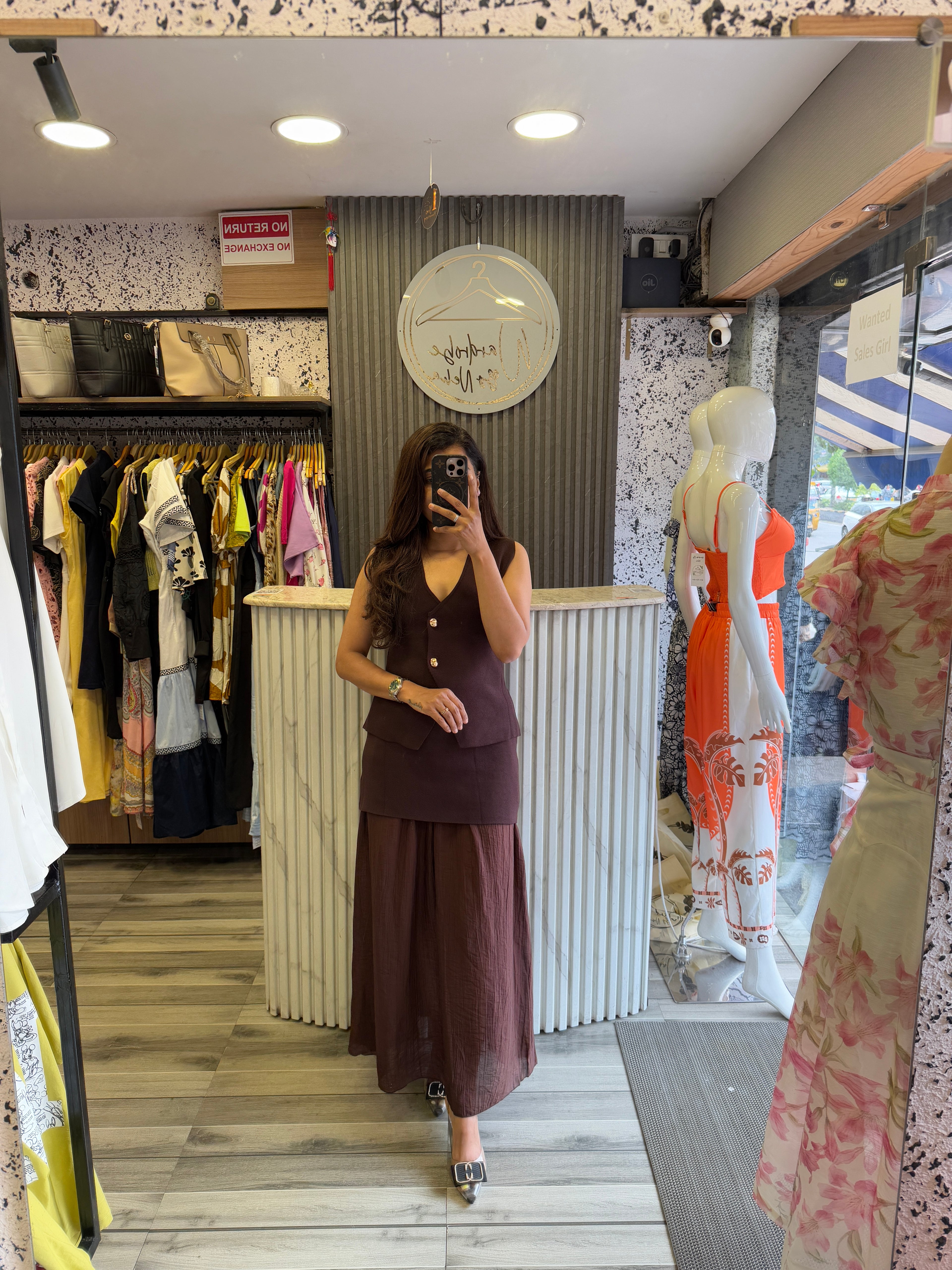 Kaira Brown Coord Set