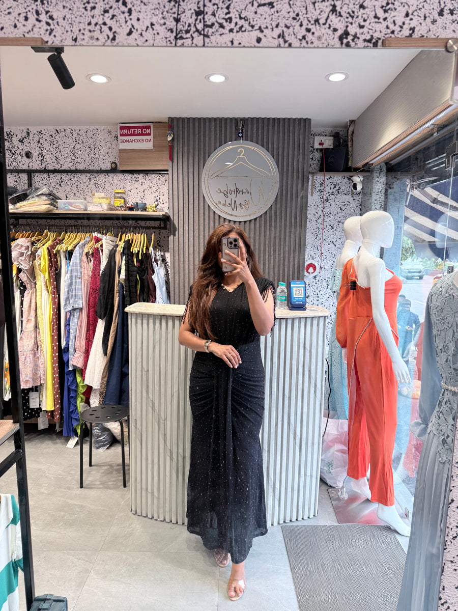 Glamorous Ruched Maxi Dress